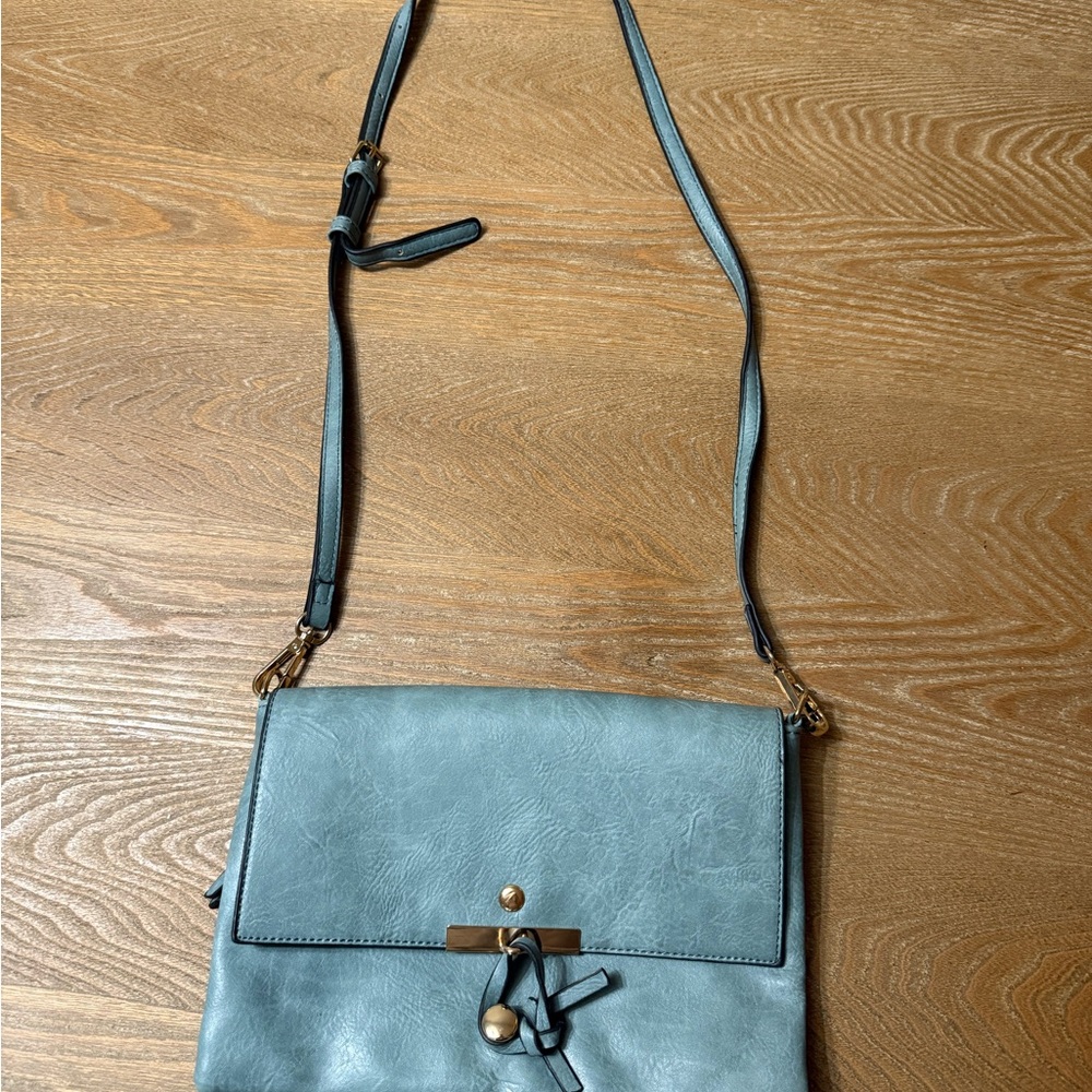Blue, turquoise crossbag/ shoulder bag